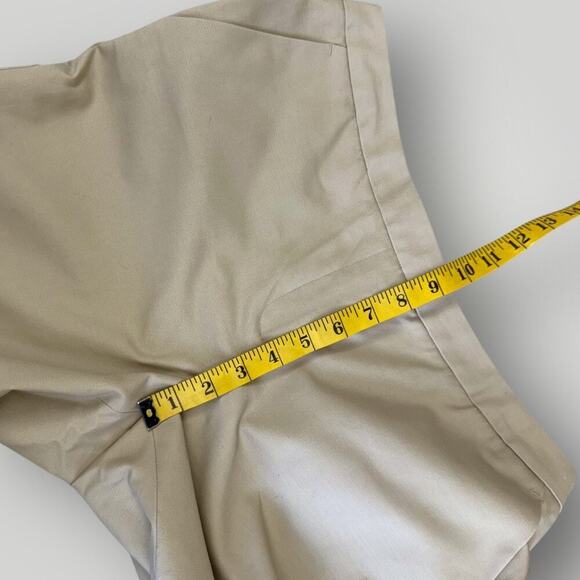 Halogen Taylor Fit Tapered Leg Mid Rise Casual Pants Stretchy Size 8 Natural - Picture 10 of 12